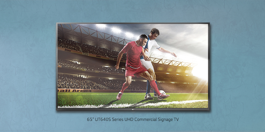 LG Introduces UT640S Series UHD Commercial Lite TV Signage