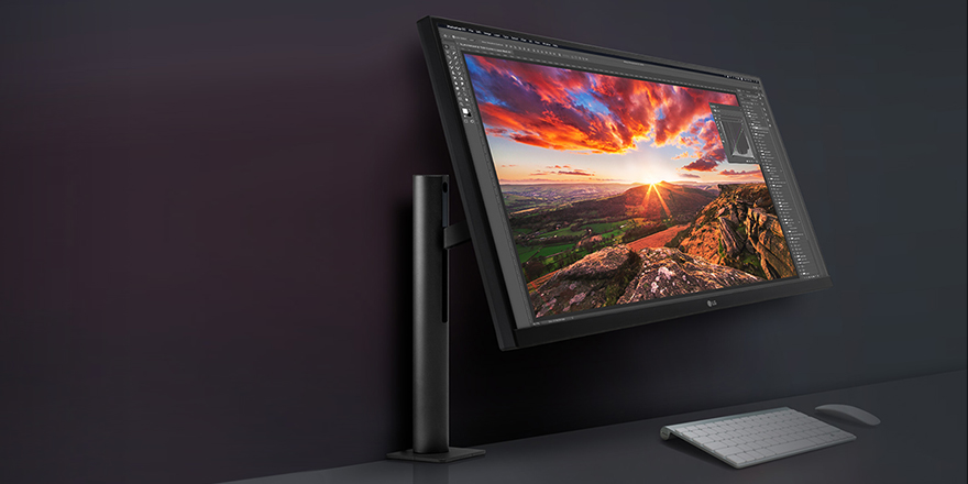 New LG Ergo Workstation Monitors Bring High Performance, Help Maximize User Comfort